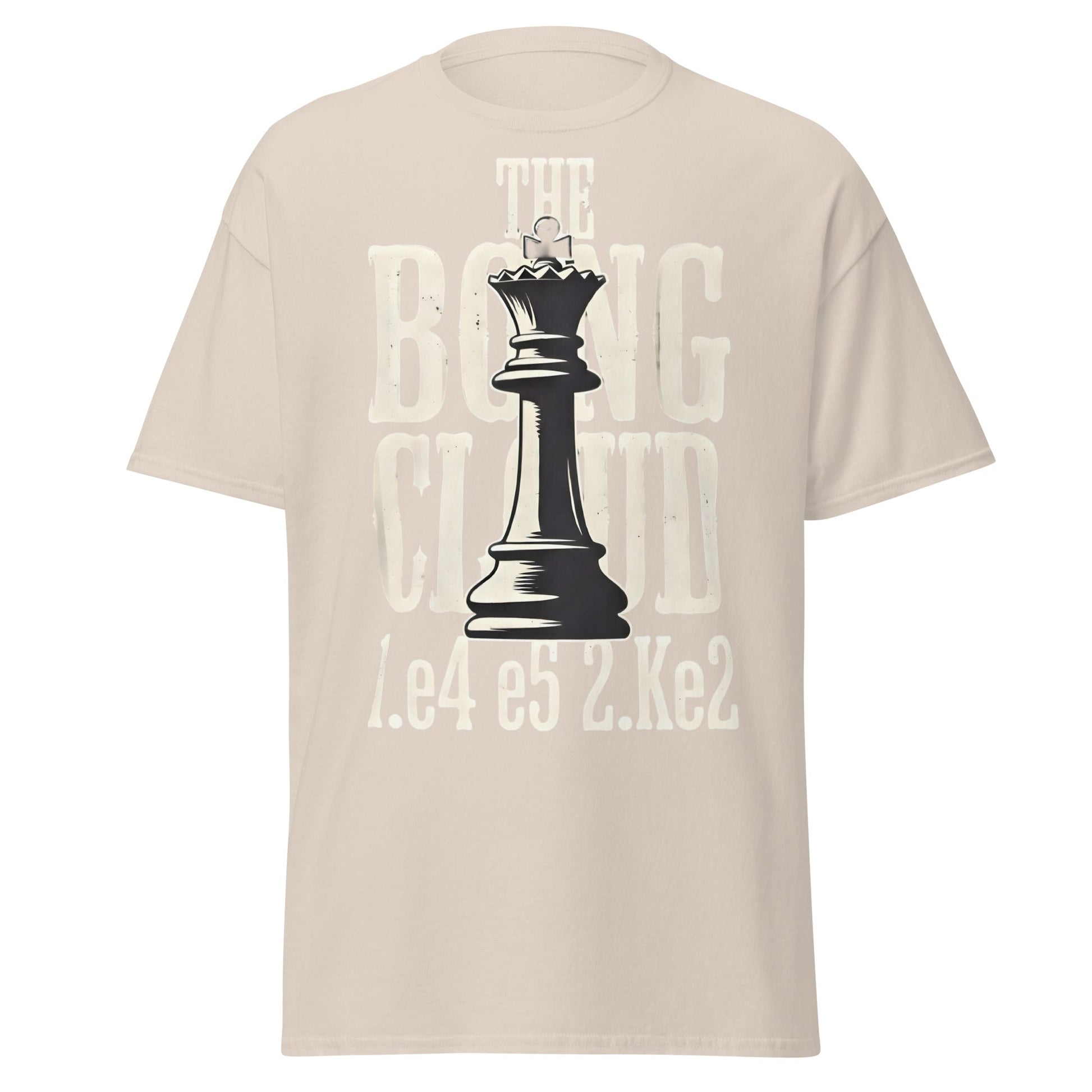 The Bongcloud Attack Chess T-Shirt - Funny Meme Chess Tee - Natural - T-Shirts Online