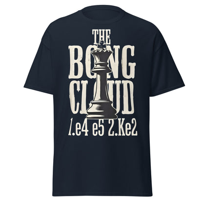 The Bongcloud Attack Chess T-Shirt - Funny Meme Chess Tee - Navy - T-Shirts Online