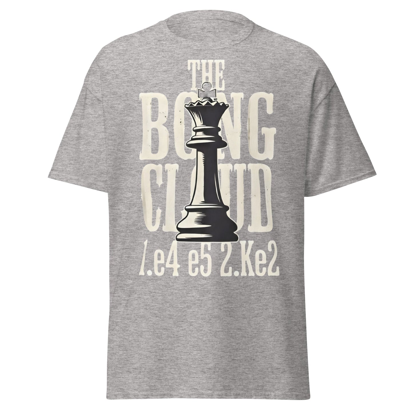 The Bongcloud Attack Chess T-Shirt - Funny Meme Chess Tee - Sport Grey - T-Shirts Online