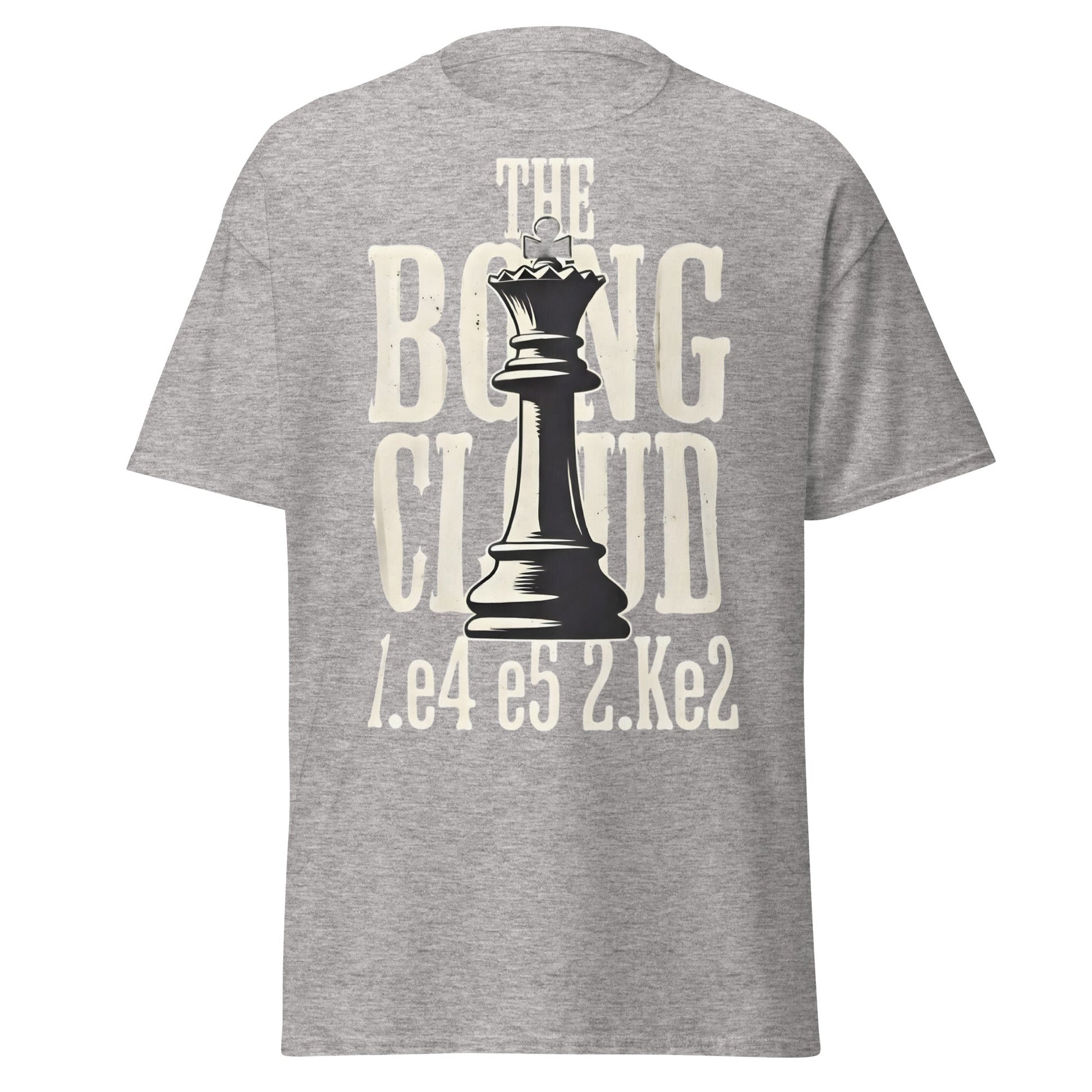 The Bongcloud Attack Chess T-Shirt - Funny Meme Chess Tee - Sport Grey - T-Shirts Online