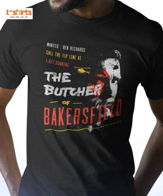 The Butcher of Bakersfield T-Shirt - Maroon - T-Shirts Online