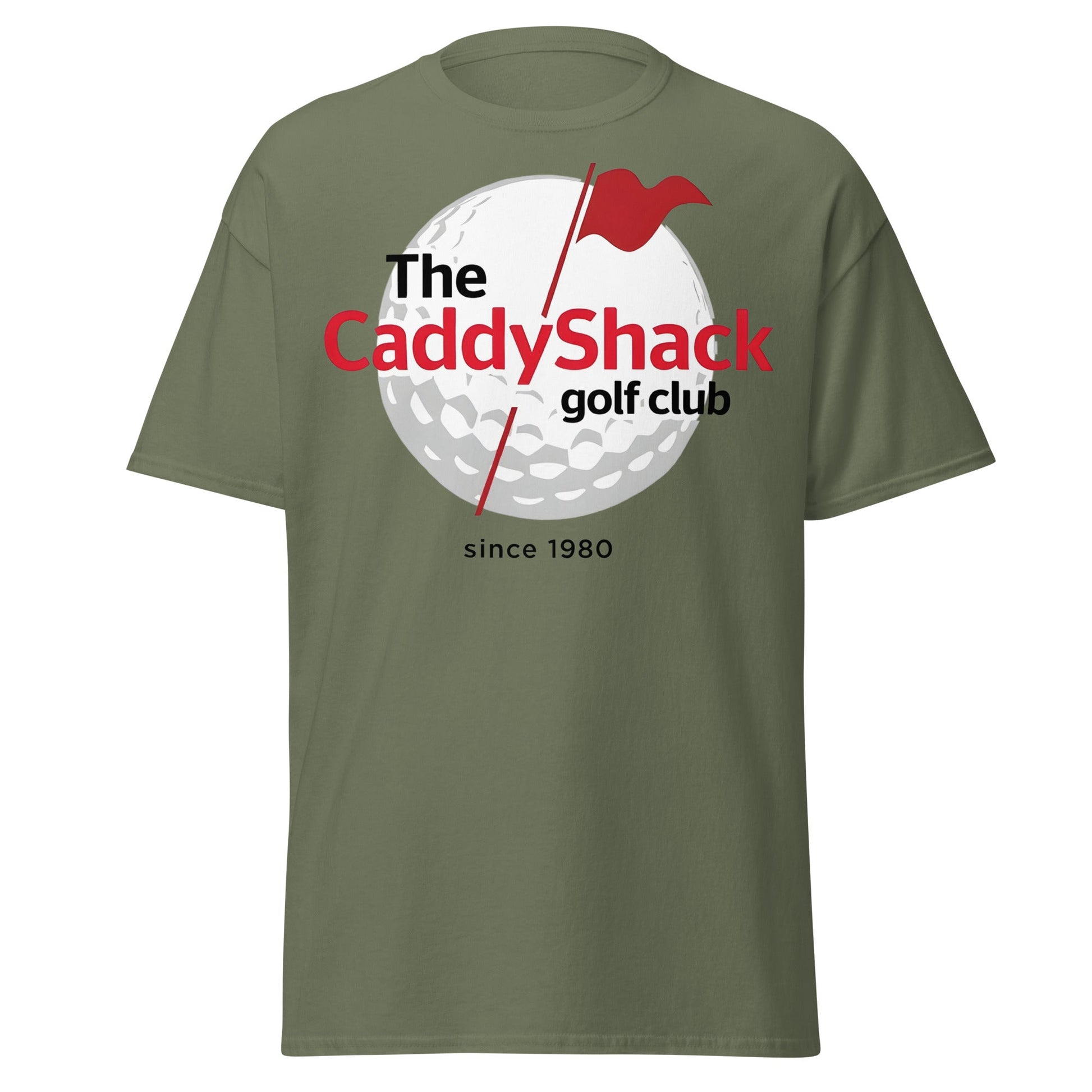 The CaddyShack Golf Club Since 1980 T-Shirt - Retro Style - Military Green - T-Shirts Online