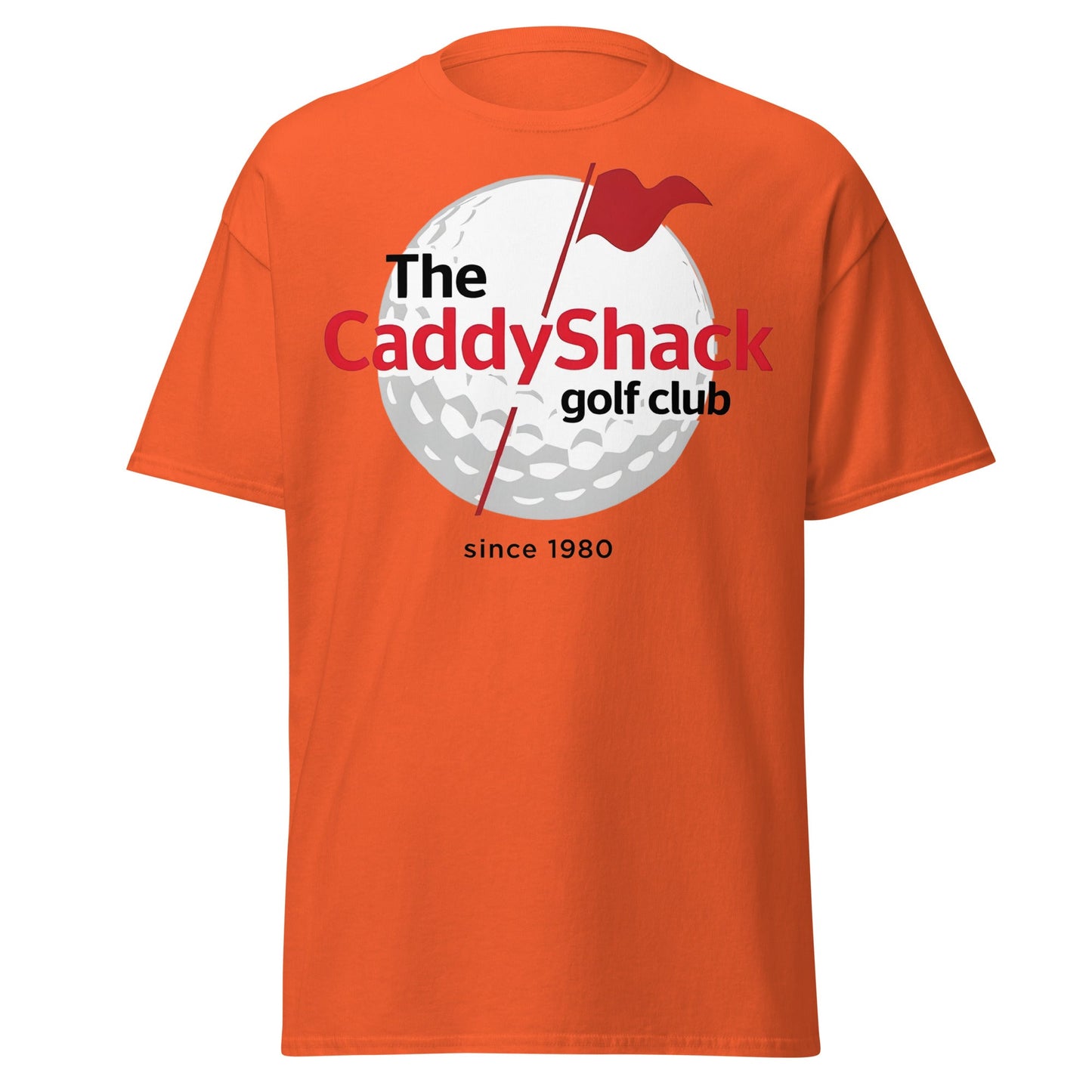 The CaddyShack Golf Club Since 1980 T-Shirt - Retro Style - Orange - T-Shirts Online