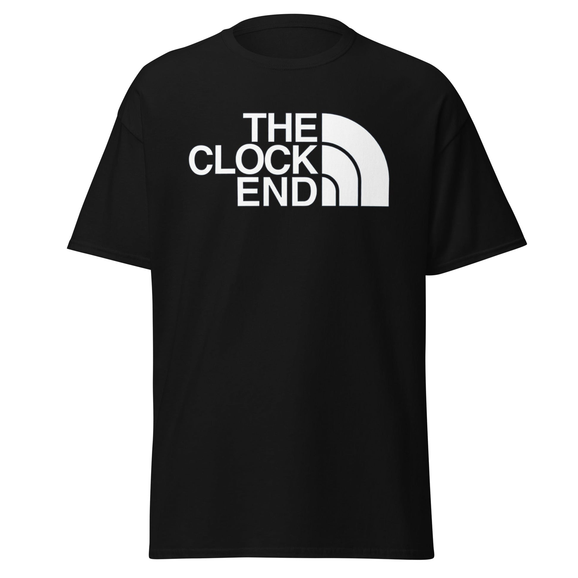 The Clock End T-Shirt | Arsenal Fan North Face Style Tee - Black - T-Shirts Online