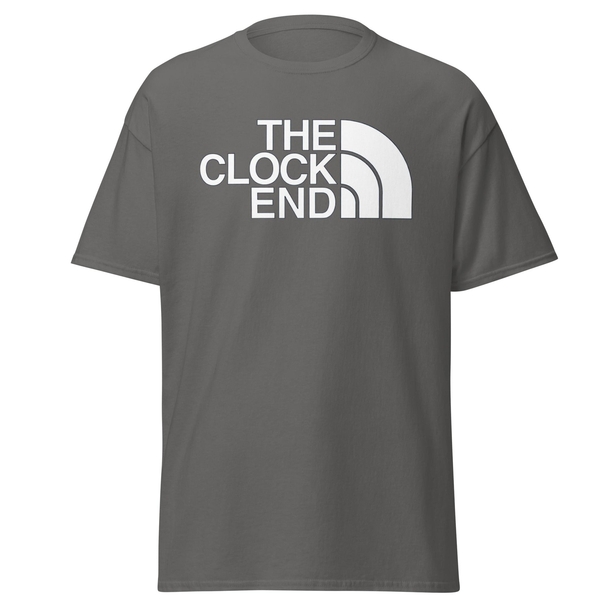 The Clock End T-Shirt | Arsenal Fan North Face Style Tee - Charcoal - T-Shirts Online