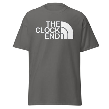 The Clock End T-Shirt | Arsenal Fan North Face Style Tee - Charcoal - T-Shirts Online