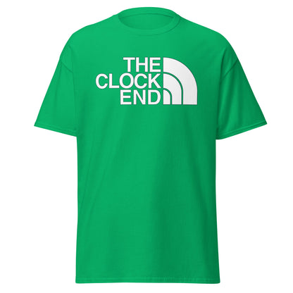 The Clock End T-Shirt | Arsenal Fan North Face Style Tee - Irish Green - T-Shirts Online