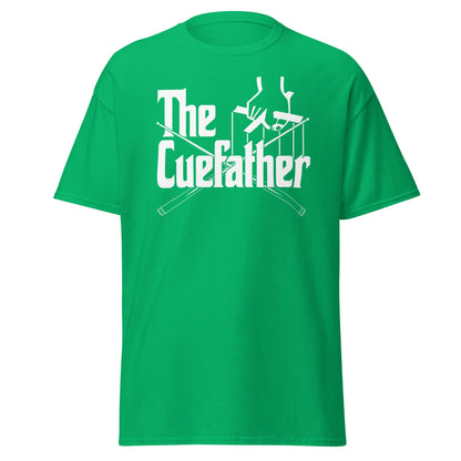 The Cuefather Snooker T-Shirt - Funny Snooker Parody Tee - Irish Green - T-Shirts Online
