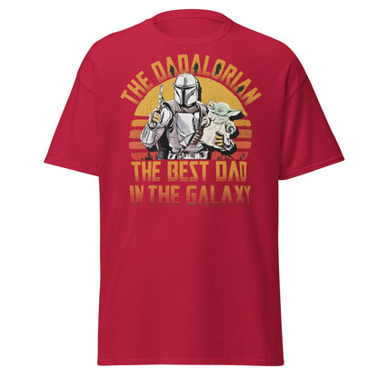 The Dadalorian Best Dad in the Galaxy T-Shirt Gift - Cardinal - T-Shirts Online