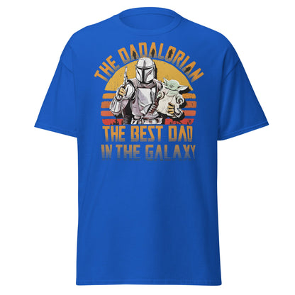 The Dadalorian Best Dad in the Galaxy T-Shirt Gift - Royal - T-Shirts Online