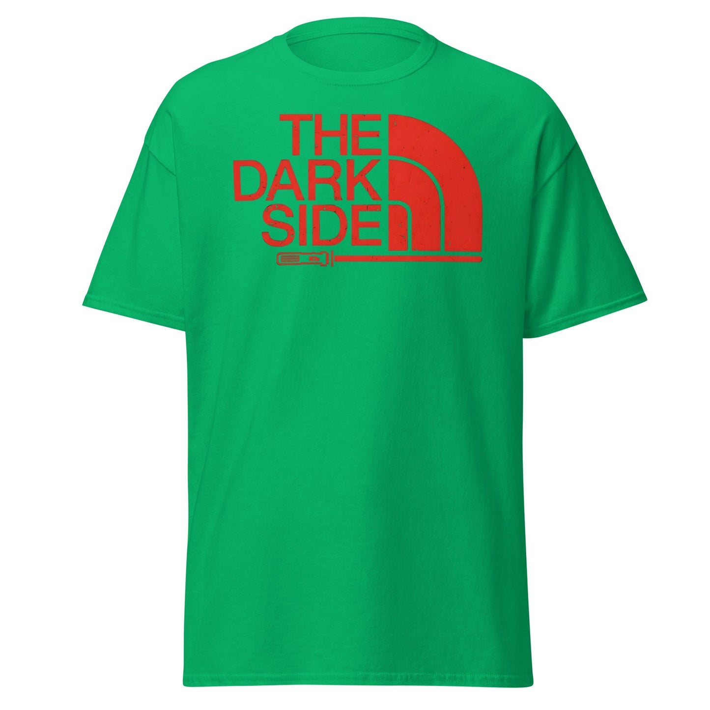 The Dark Side T-Shirt - Star Wars Lightsaber Parody - Irish Green - T-Shirts Online