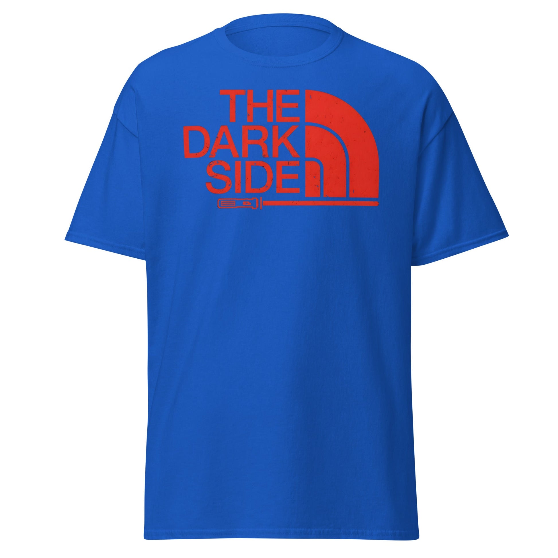 The Dark Side T-Shirt - Star Wars Lightsaber Parody - Royal - T-Shirts Online