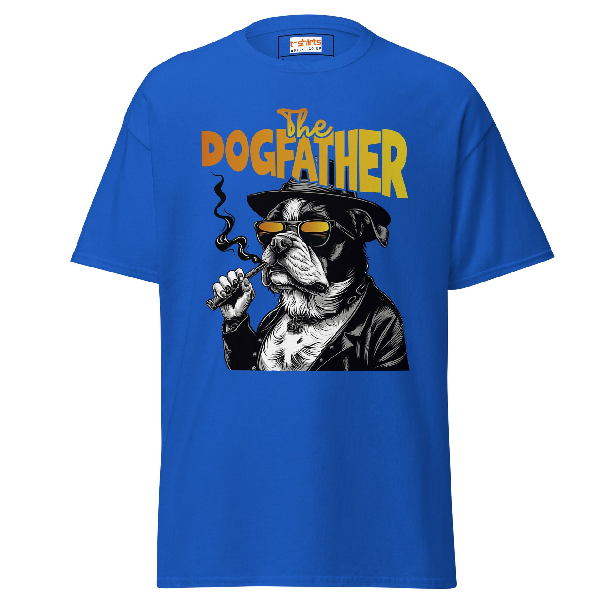 The Dogfather | Dog T-Shirt - Royal - T-Shirts Online