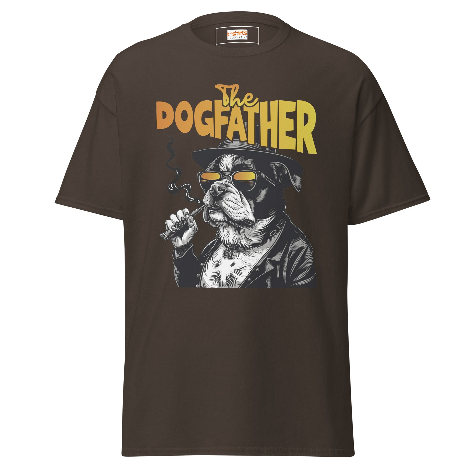 The Dogfather | Dog T-Shirt - Dark Chocolate - T-Shirts Online
