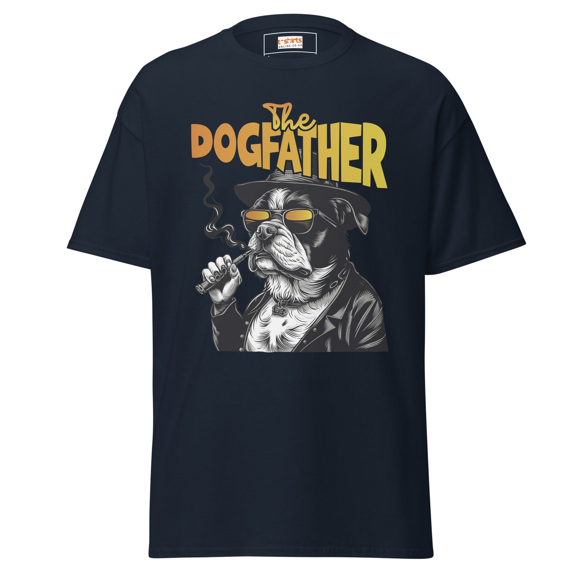 The Dogfather | Dog T-Shirt - Navy - T-Shirts Online