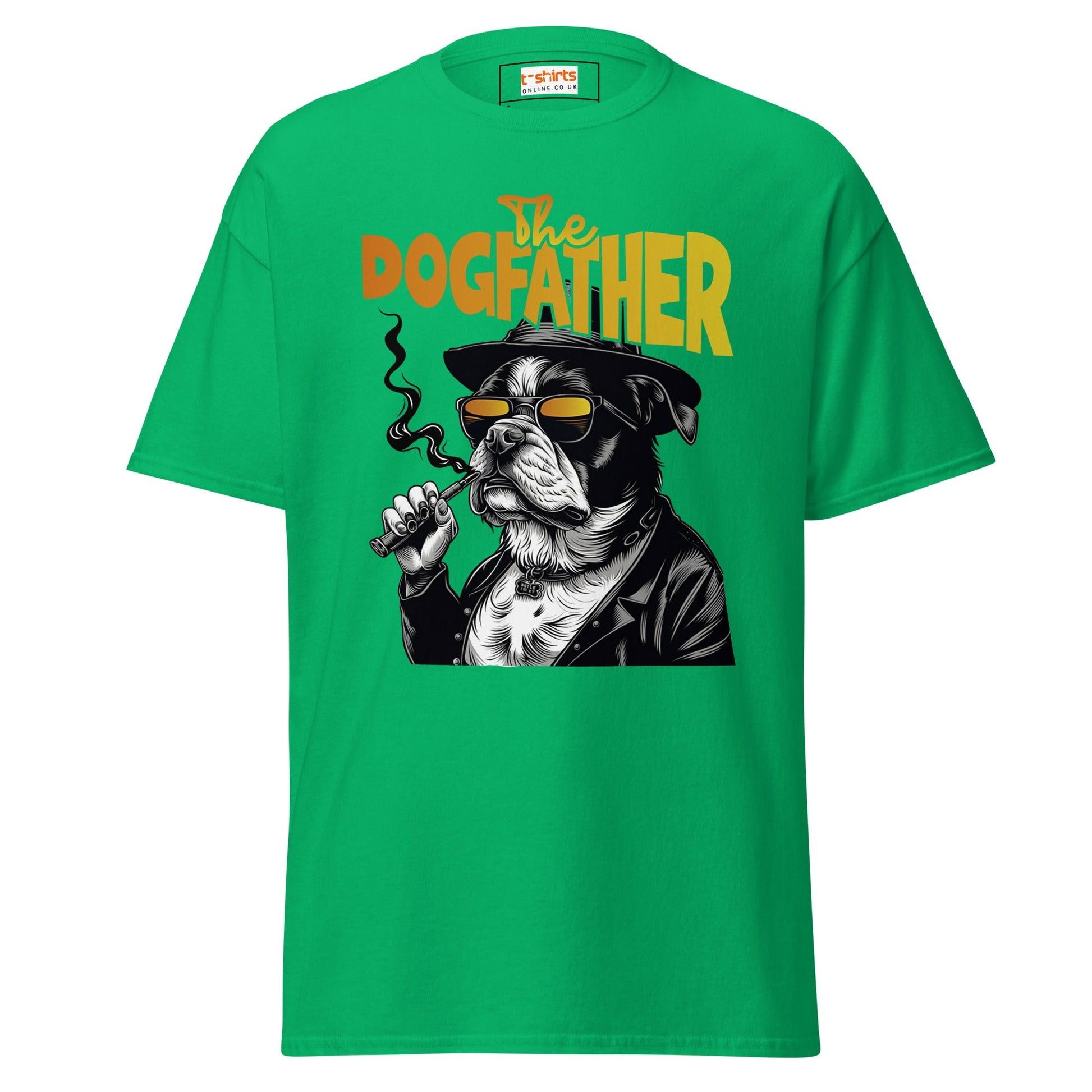 The Dogfather | Dog T-Shirt - Irish Green - T-Shirts Online
