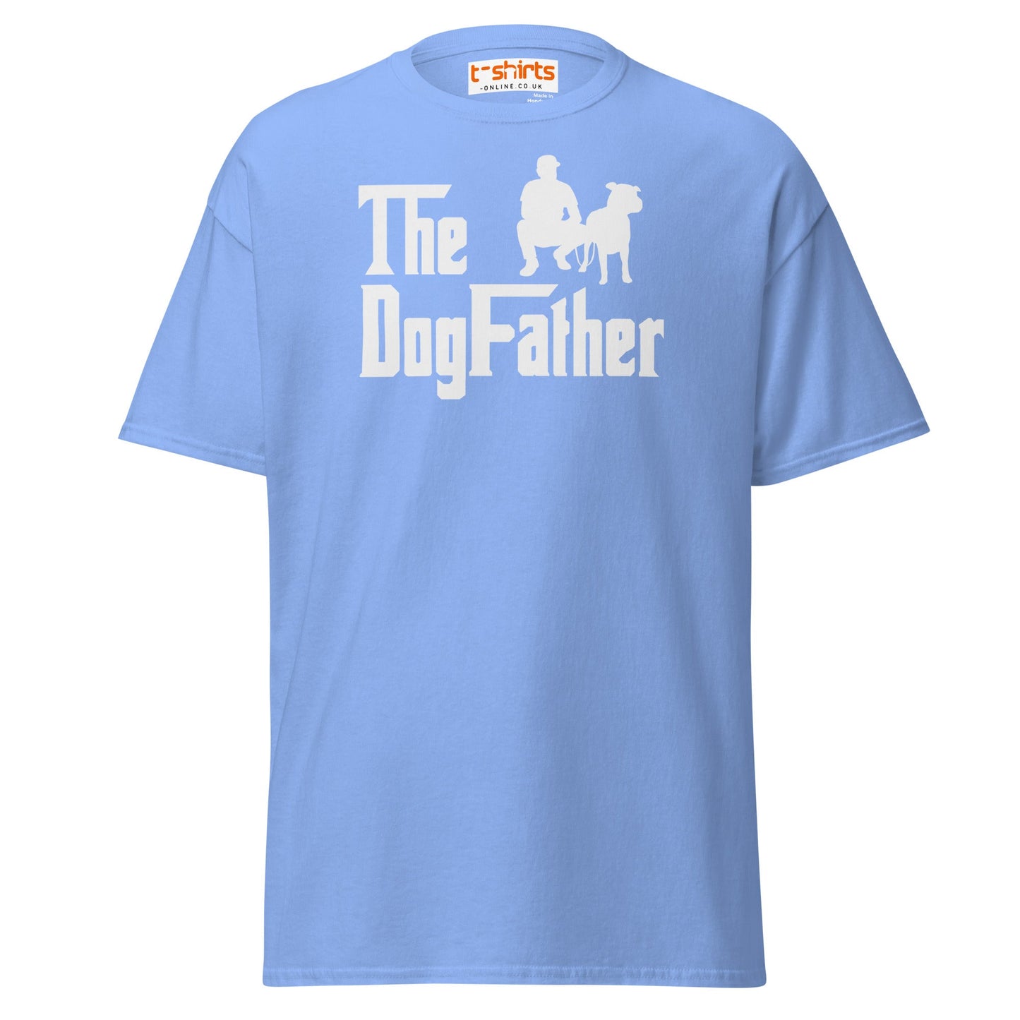 The DogFather T-Shirt | Funny Dog Lover Parody Tee - Carolina Blue - T-Shirts Online