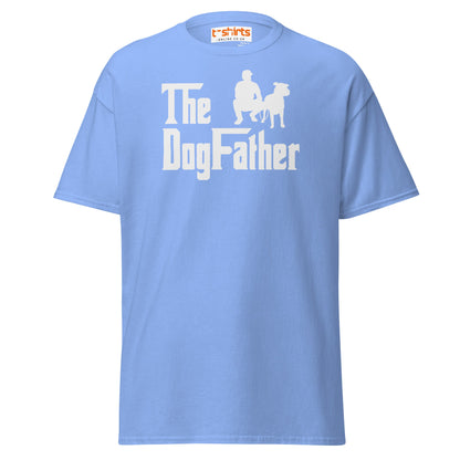 The DogFather T-Shirt | Funny Dog Lover Parody Tee - Carolina Blue - T-Shirts Online