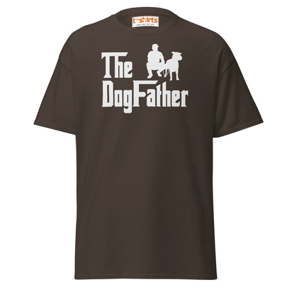 The DogFather T-Shirt | Funny Dog Lover Parody Tee - Dark Chocolate - T-Shirts Online