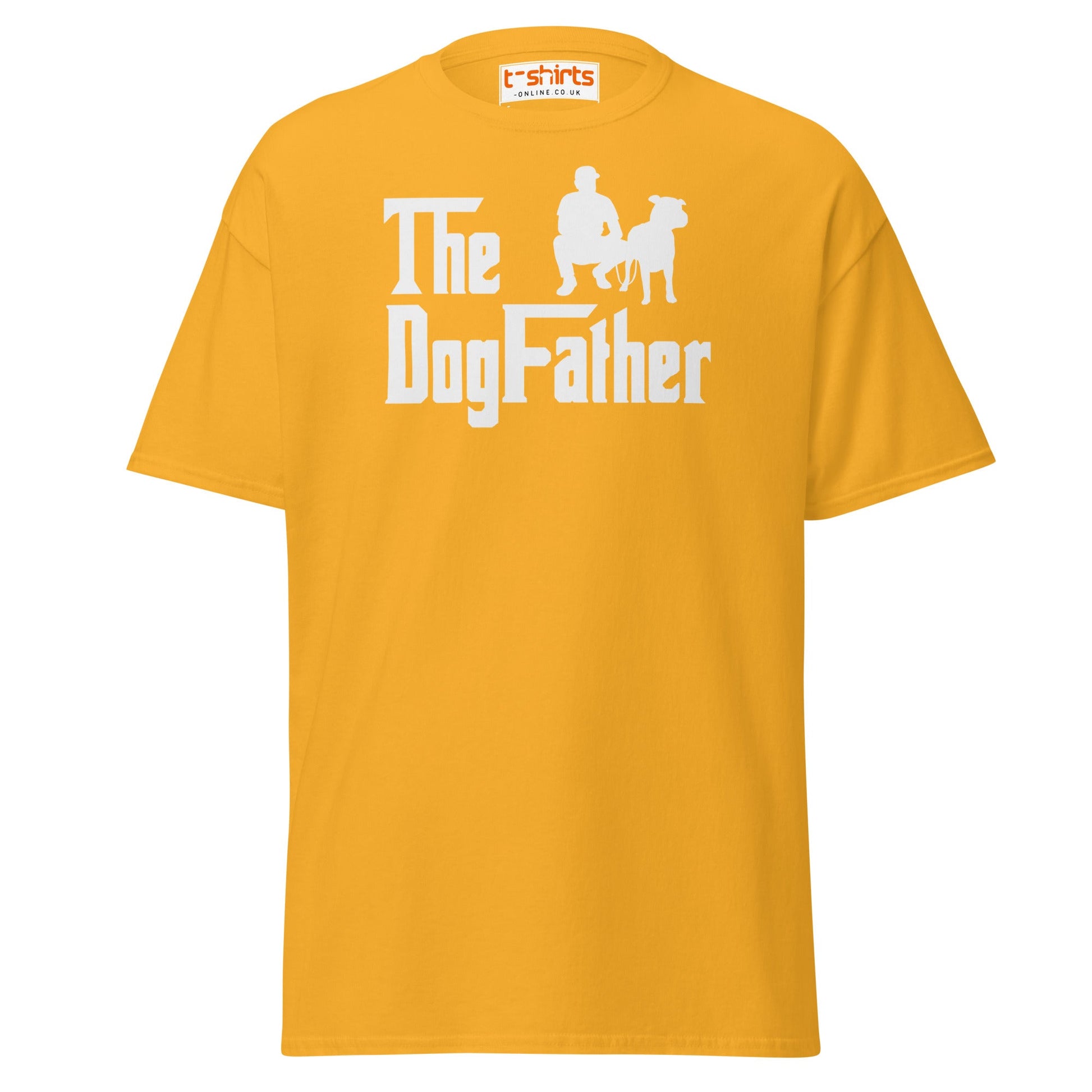 The DogFather T-Shirt | Funny Dog Lover Parody Tee - Gold - T-Shirts Online