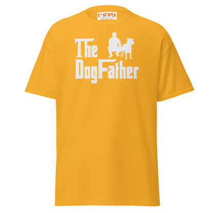The DogFather T-Shirt | Funny Dog Lover Parody Tee - Gold - T-Shirts Online