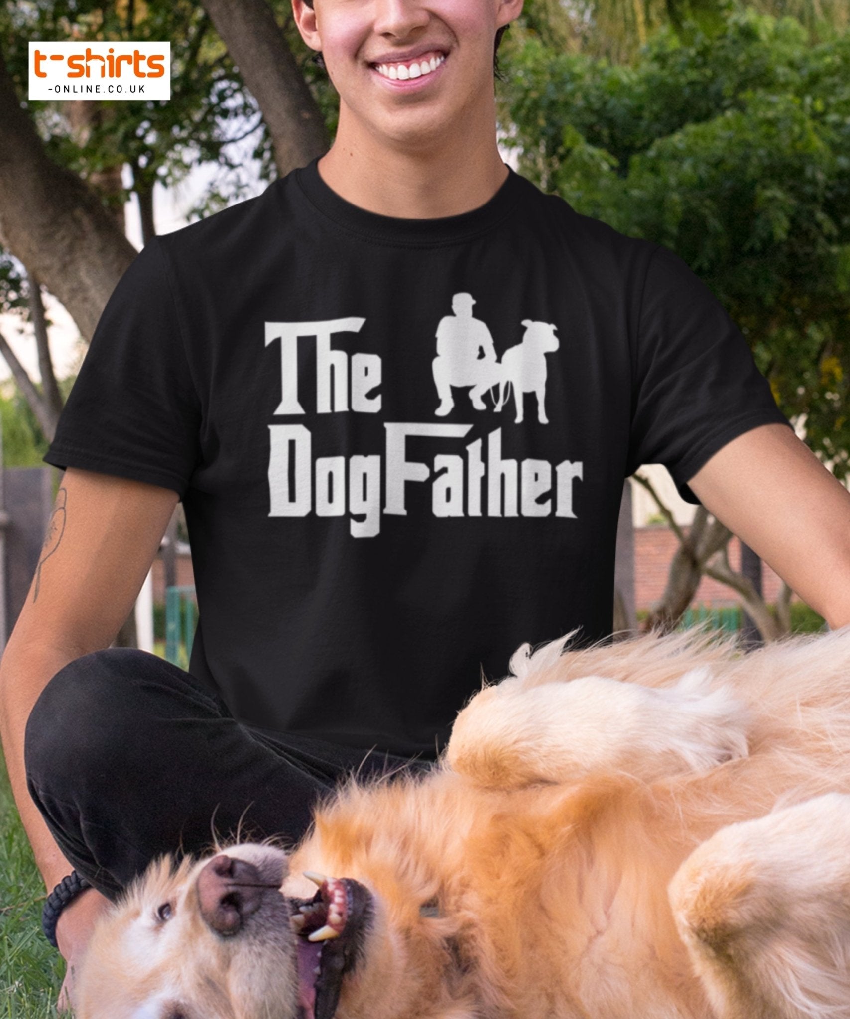 The DogFather T-Shirt | Funny Dog Lover Parody Tee - Maroon - T-Shirts Online