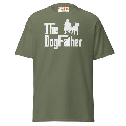 The DogFather T-Shirt | Funny Dog Lover Parody Tee - Military Green - T-Shirts Online