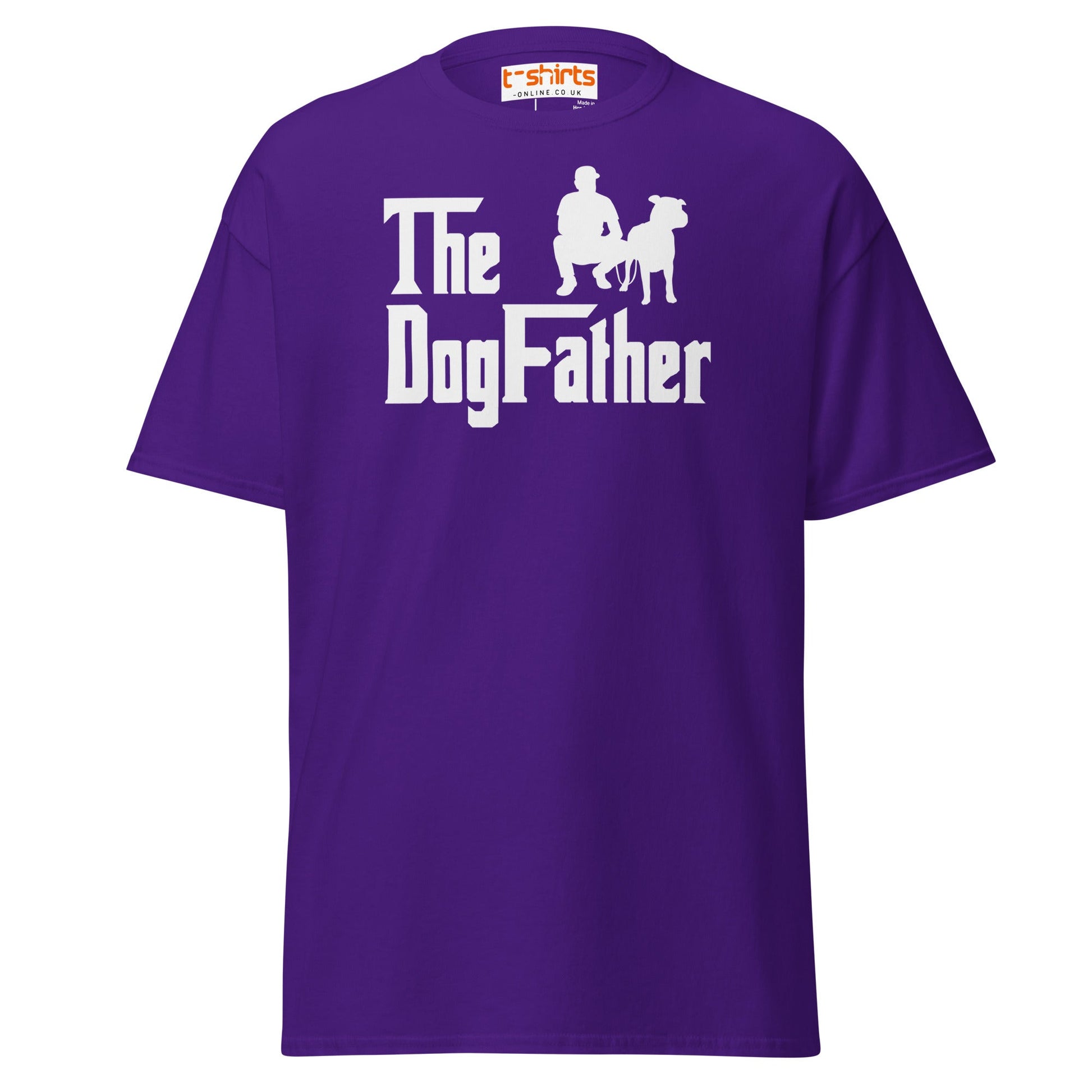 The DogFather T-Shirt | Funny Dog Lover Parody Tee - Purple - T-Shirts Online