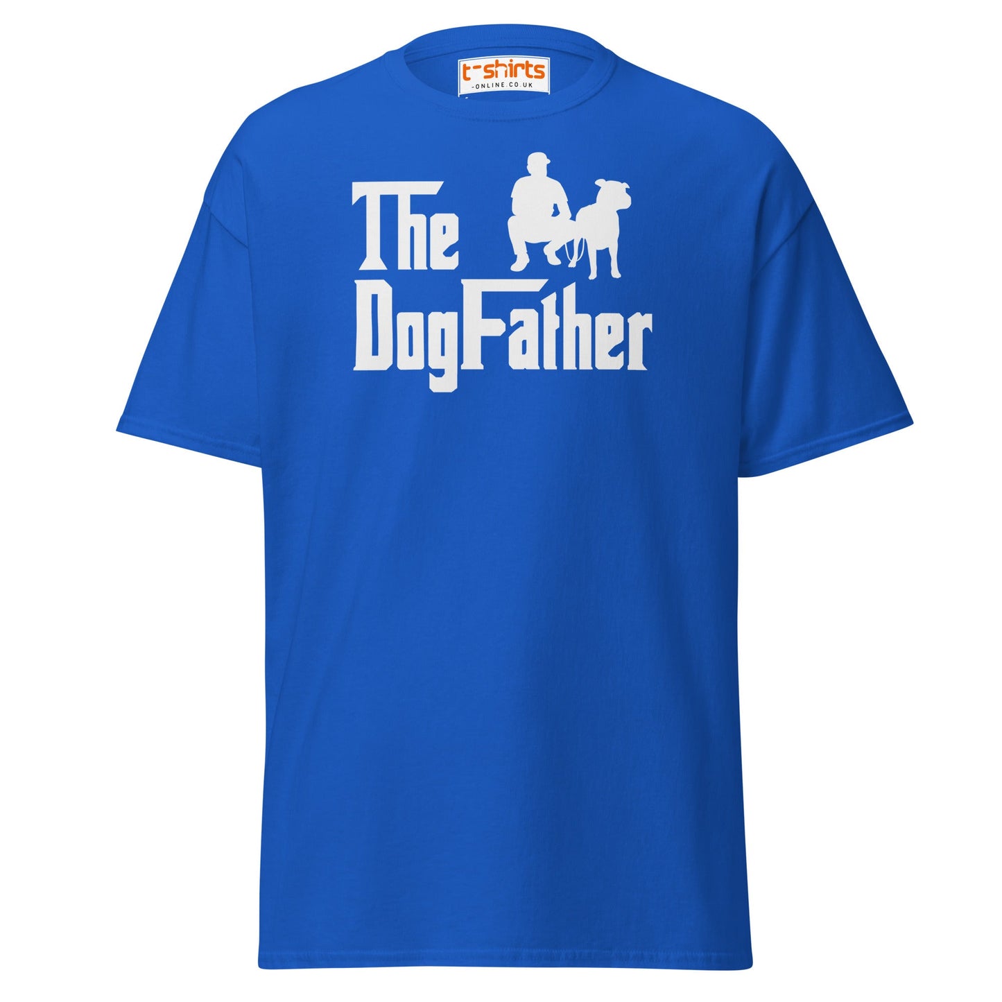 The DogFather T-Shirt | Funny Dog Lover Parody Tee - Royal - T-Shirts Online