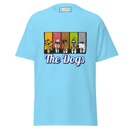 The Dogs | Cartoon Dogs T-Shirt - Sky - T-Shirts Online