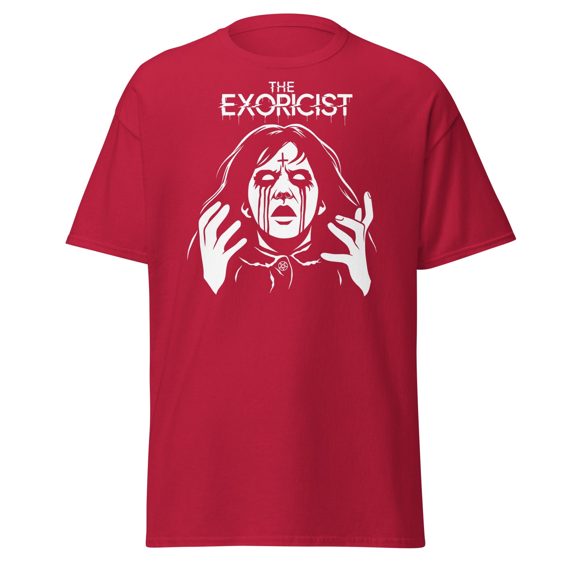 The Exorcist T-Shirt - Classic Horror Movie Tee - Cardinal - T-Shirts Online