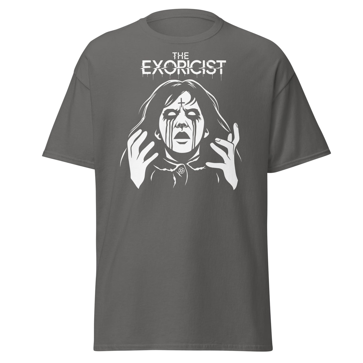 The Exorcist T-Shirt - Classic Horror Movie Tee - Charcoal - T-Shirts Online
