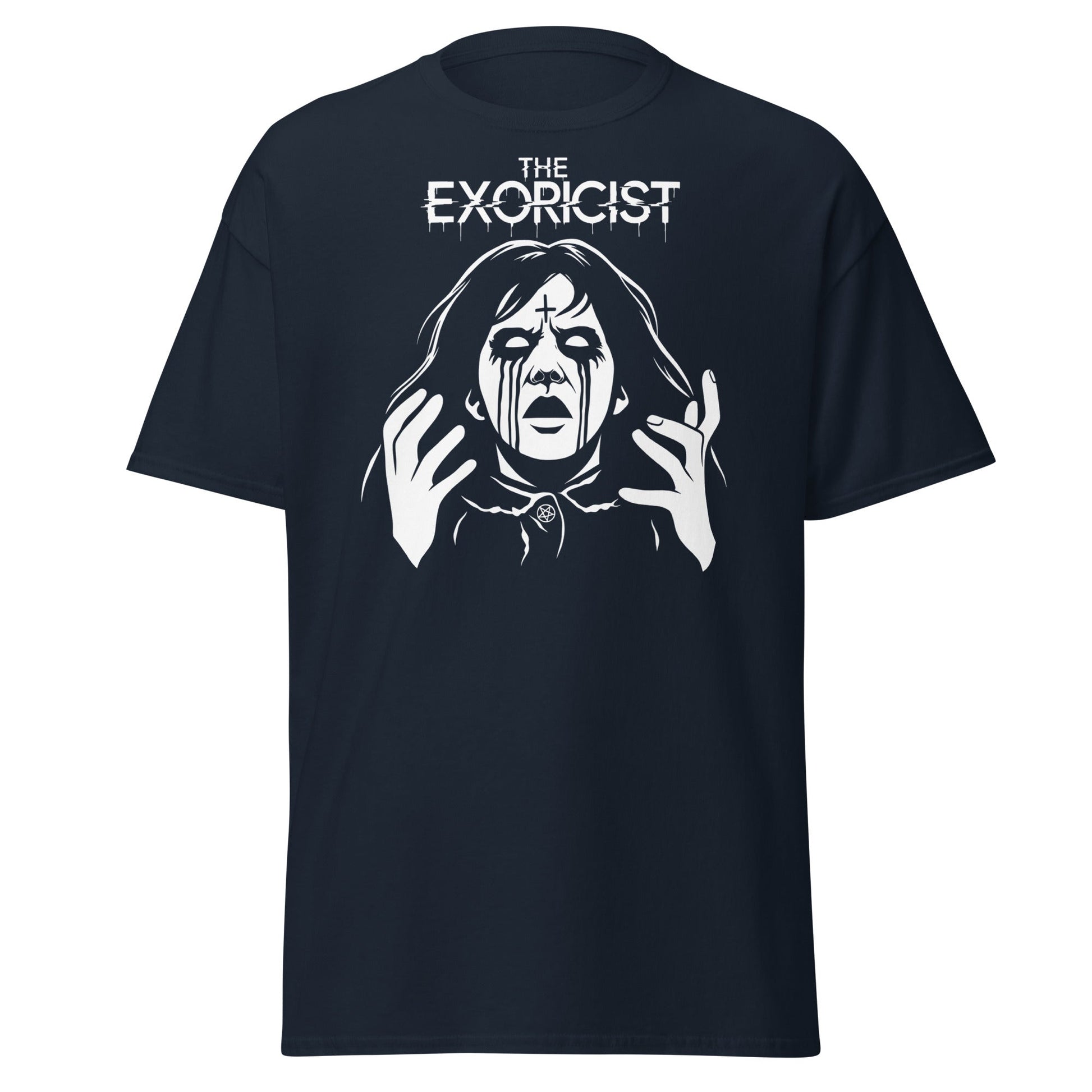 The Exorcist T-Shirt - Classic Horror Movie Tee - Navy - T-Shirts Online