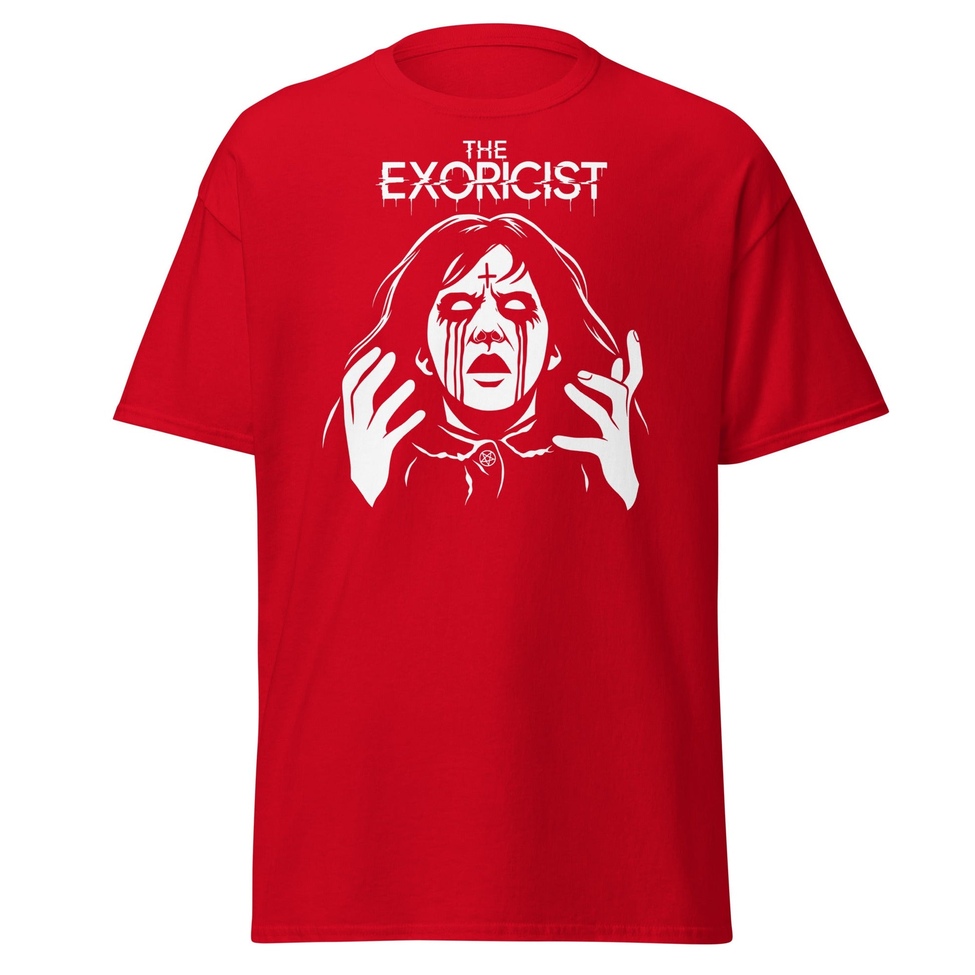 The Exorcist T-Shirt - Classic Horror Movie Tee - Red - T-Shirts Online