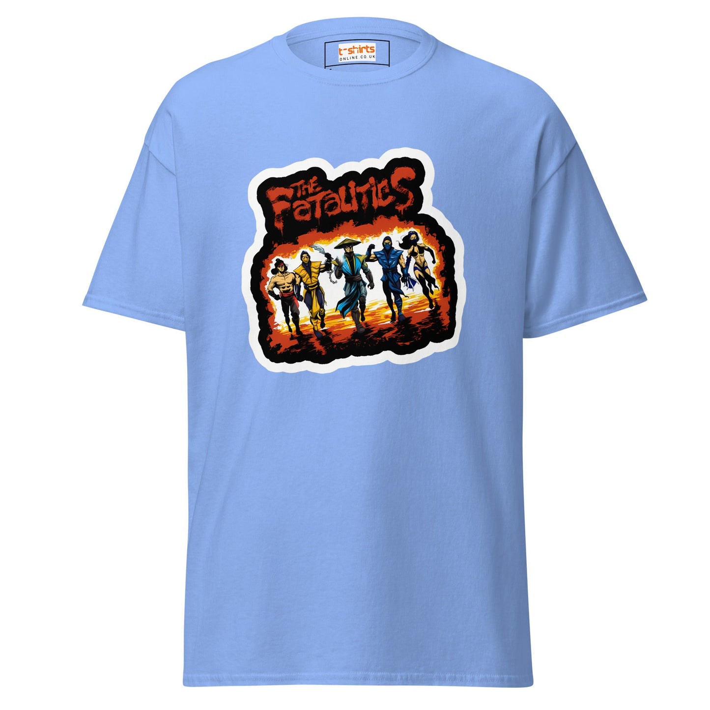 The Fatalities | Mortal Kombat T-Shirt - Carolina Blue - T-Shirts Online