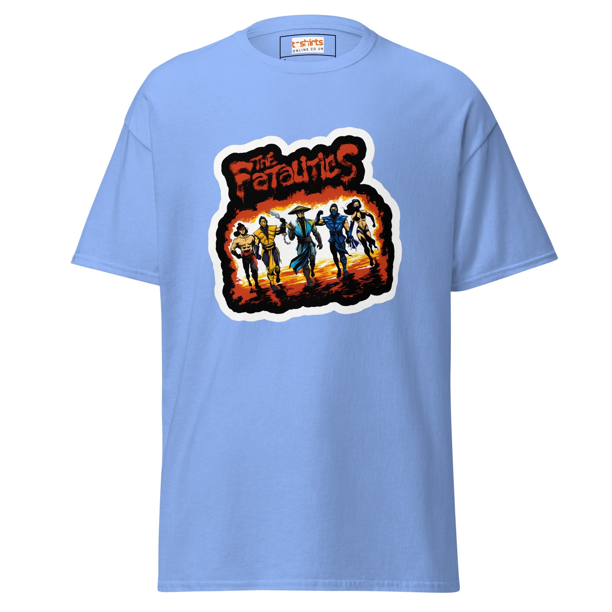 The Fatalities | Mortal Kombat T-Shirt - Carolina Blue - T-Shirts Online