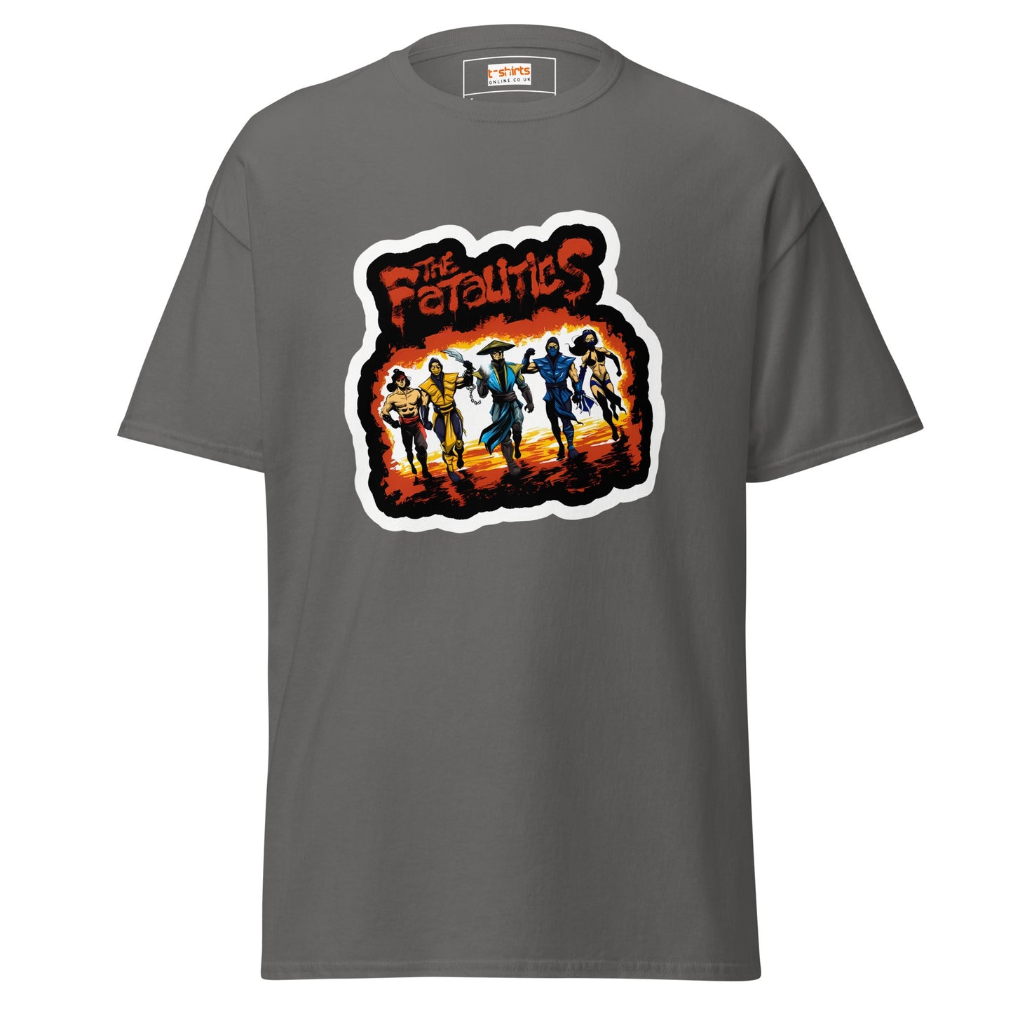 The Fatalities | Mortal Kombat T-Shirt - Charcoal - T-Shirts Online