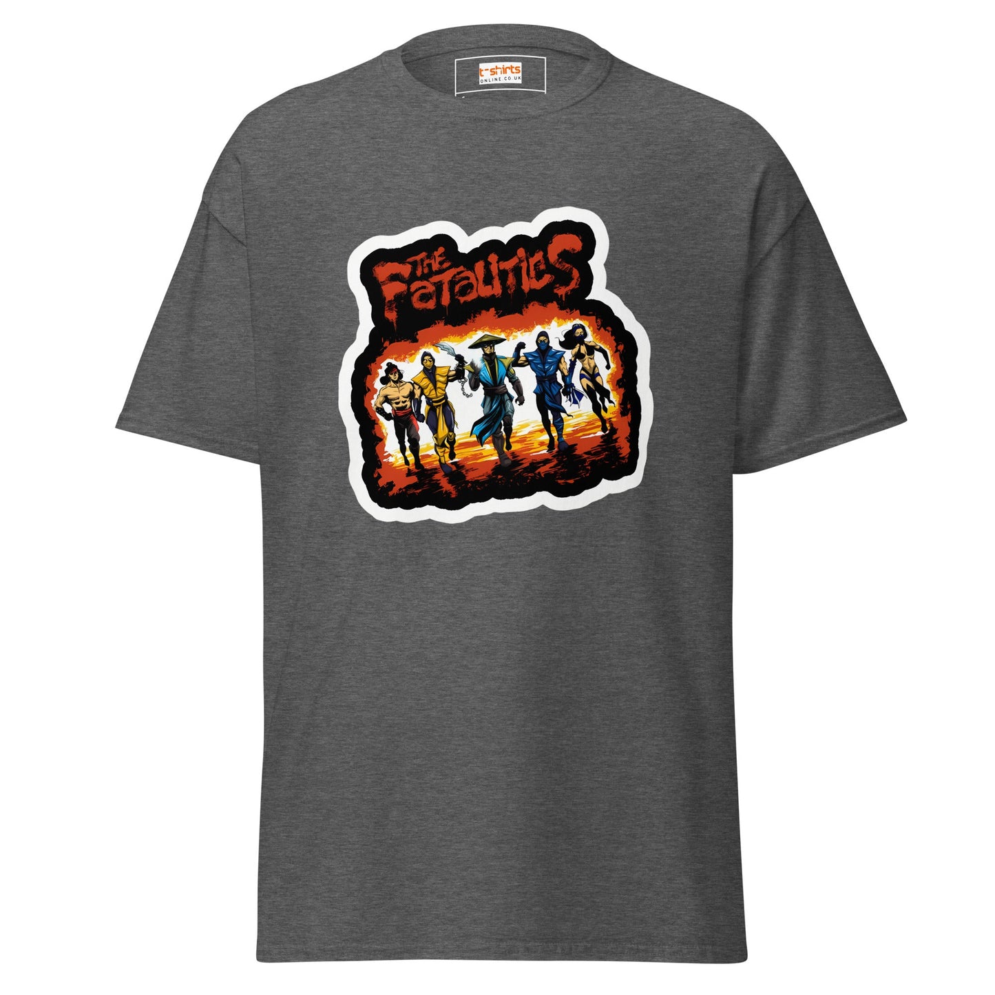 The Fatalities | Mortal Kombat T-Shirt - Dark Heather - T-Shirts Online