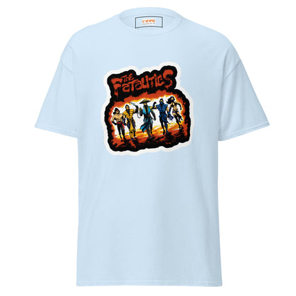 The Fatalities | Mortal Kombat T-Shirt - Light Blue - T-Shirts Online
