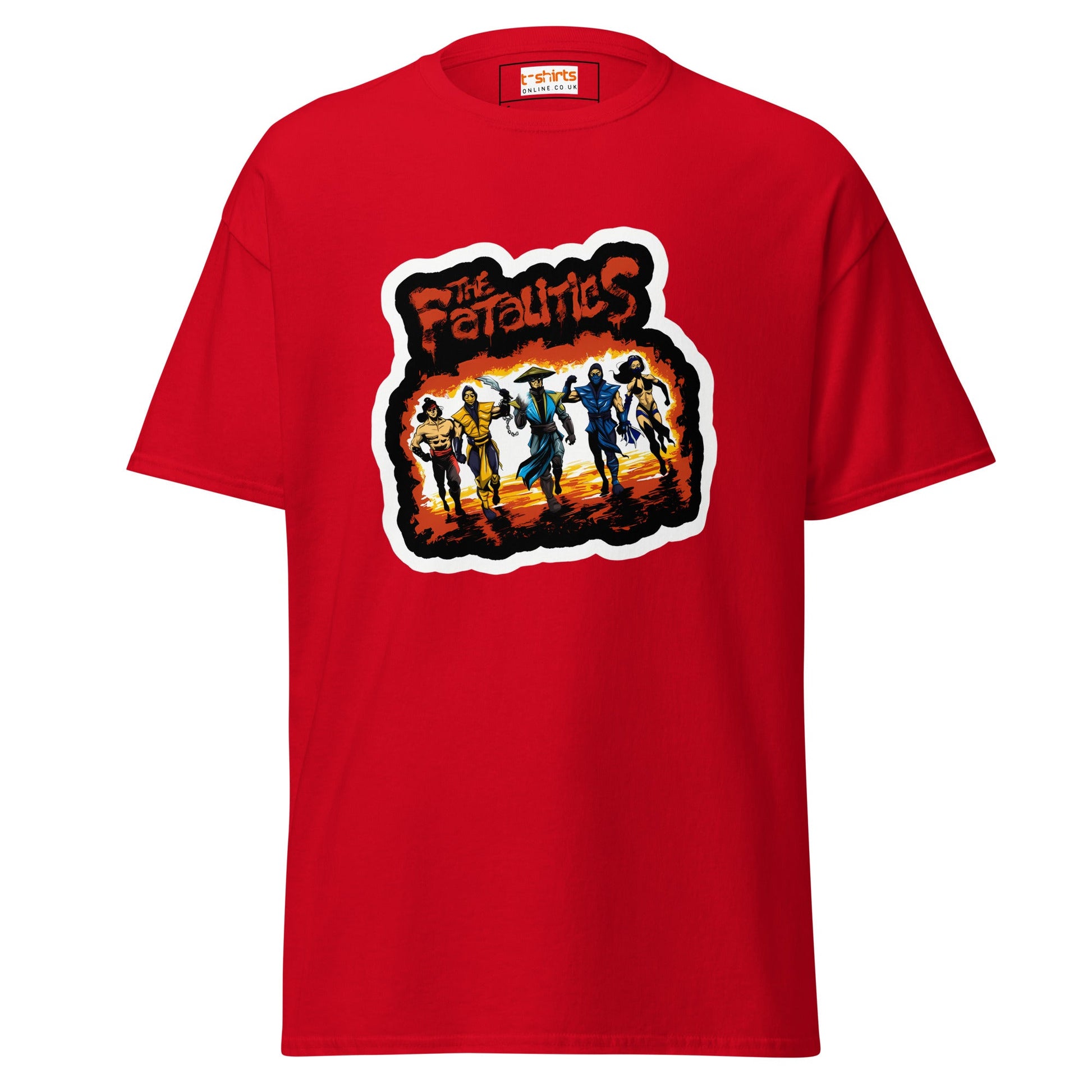 The Fatalities | Mortal Kombat T-Shirt - Red - T-Shirts Online