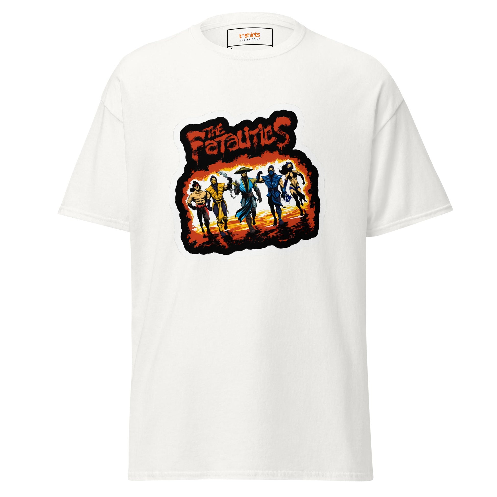 The Fatalities | Mortal Kombat T-Shirt - White - T-Shirts Online