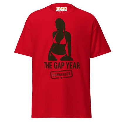 The Gap Year Downunder T-Shirt – Travel Humor Tee - Red - T-Shirts Online