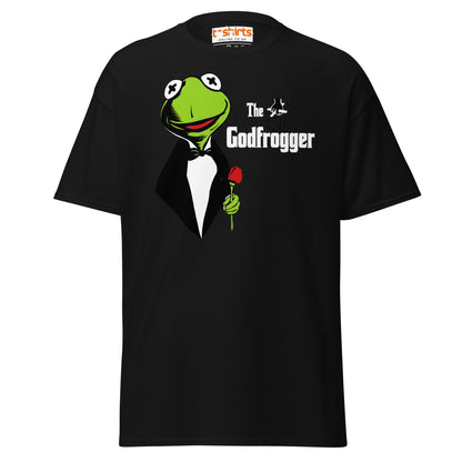 The Godfrogger Funny Frog Parody Tuxedo T-Shirt - Black - T-Shirts Online