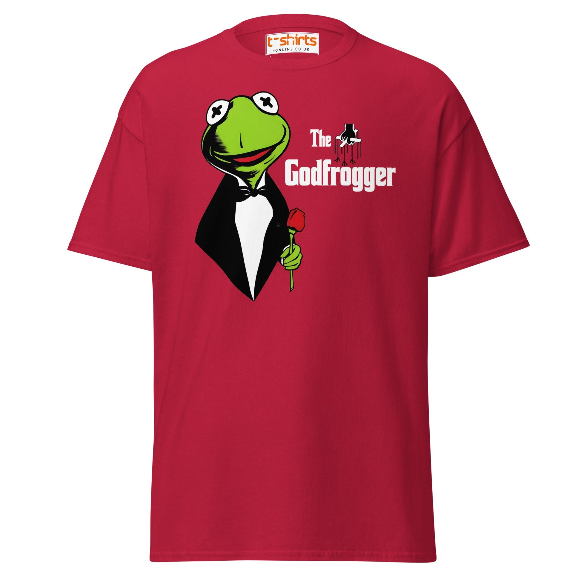 The Godfrogger Funny Frog Parody Tuxedo T-Shirt - Cardinal - T-Shirts Online