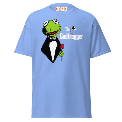 The Godfrogger Funny Frog Parody Tuxedo T-Shirt - Carolina Blue - T-Shirts Online