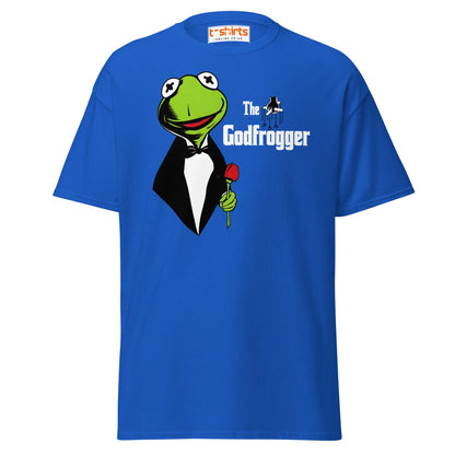 The Godfrogger Funny Frog Parody Tuxedo T-Shirt - Royal - T-Shirts Online