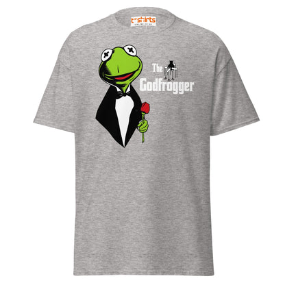 The Godfrogger Funny Frog Parody Tuxedo T-Shirt - Sport Grey - T-Shirts Online