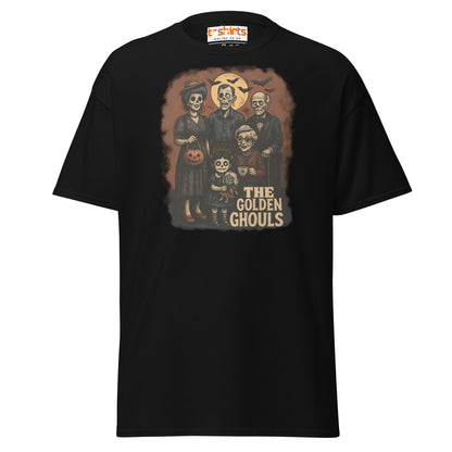 The Golden Ghouls T-Shirt | Vintage Halloween Tee - Black - T-Shirts Online