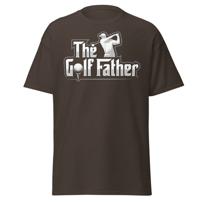 The Golf Father T-Shirt - Funny Golfer Gift for Dad - Dark Chocolate - T-Shirts Online