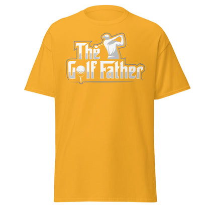 The Golf Father T-Shirt - Funny Golfer Gift for Dad - Gold - T-Shirts Online
